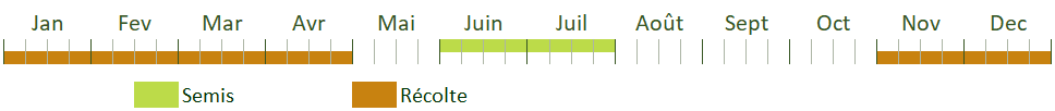 Calendrier de culture Calendrier de culture